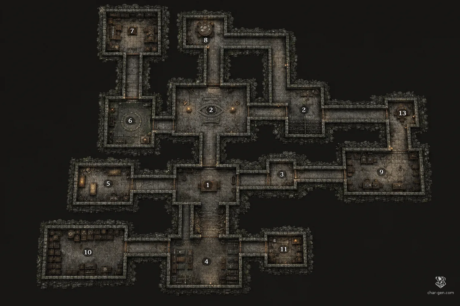 Dungeon battlemap