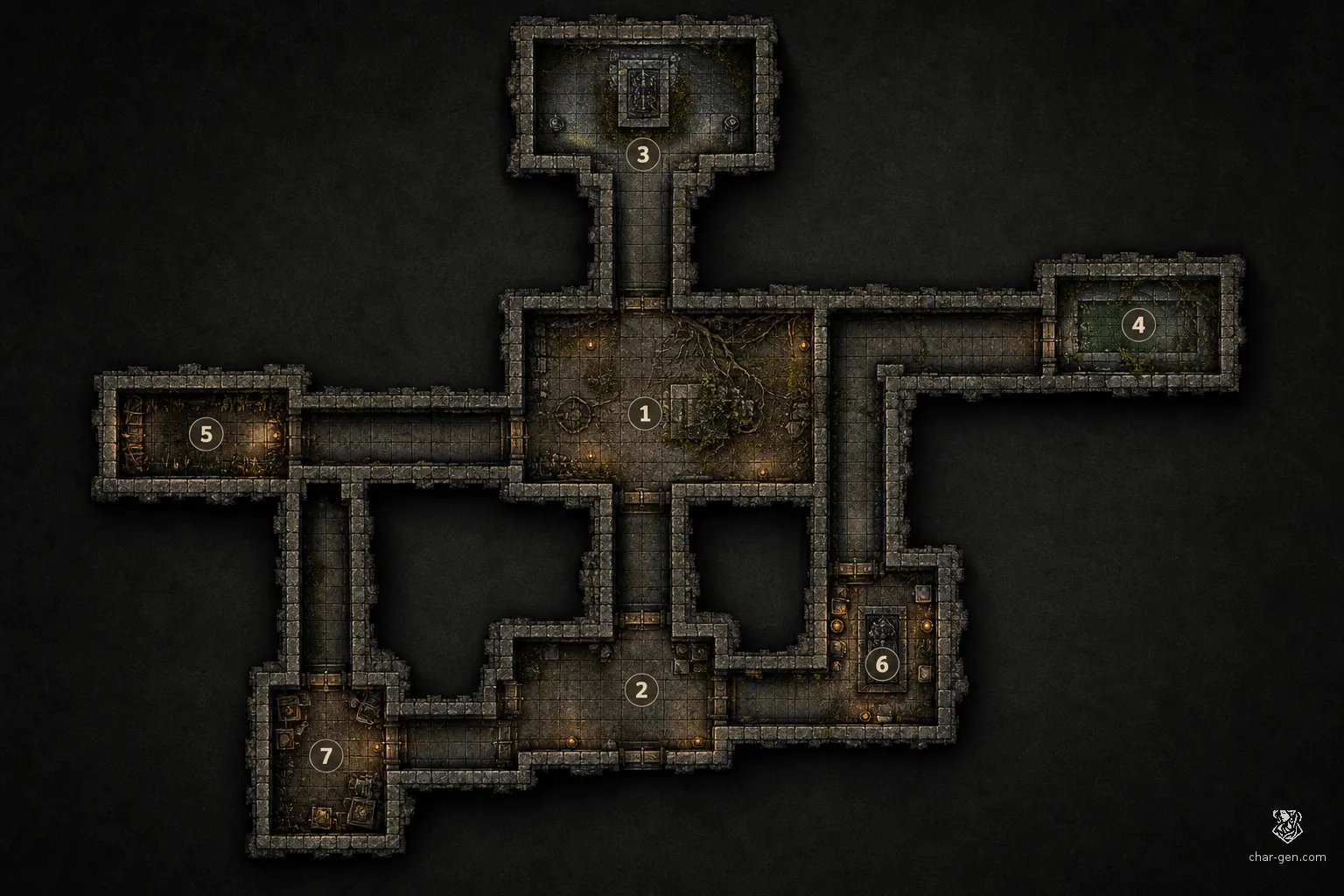 Dungeon battlemap