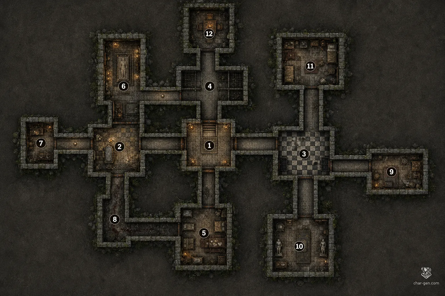 Dungeon battlemap