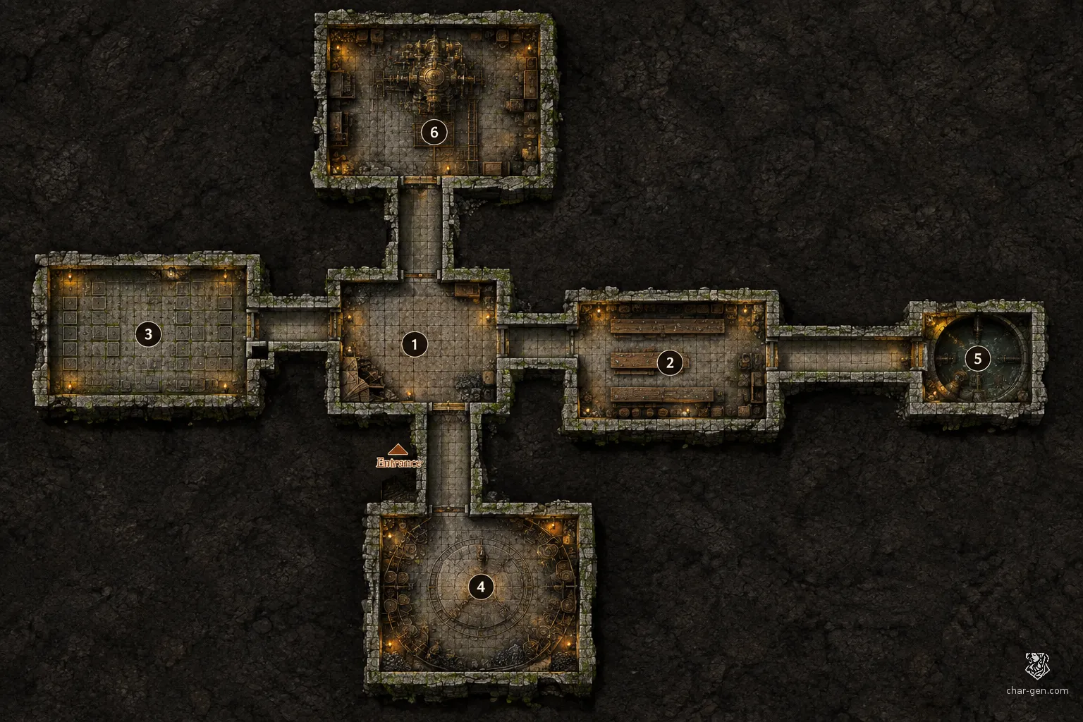 Dungeon battlemap