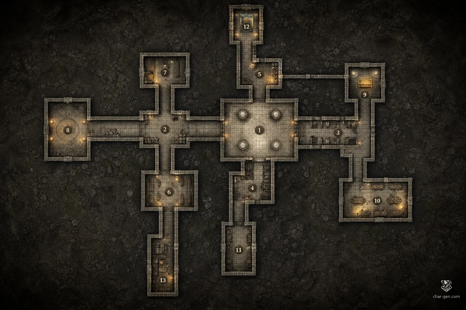 Dungeon battlemap