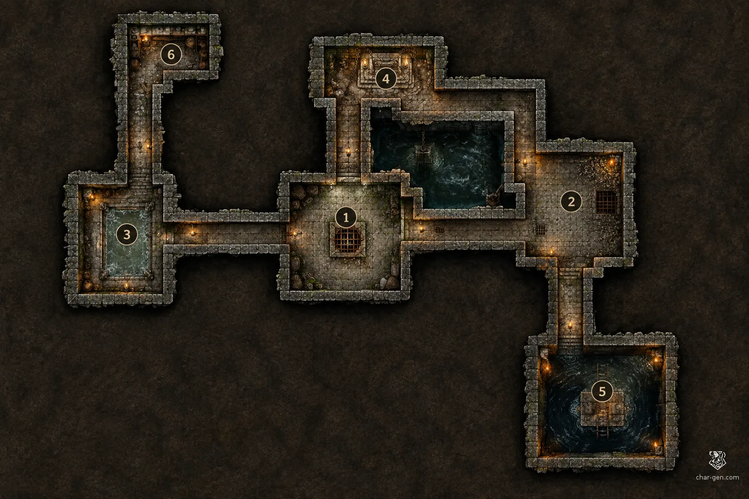 Dungeon battlemap